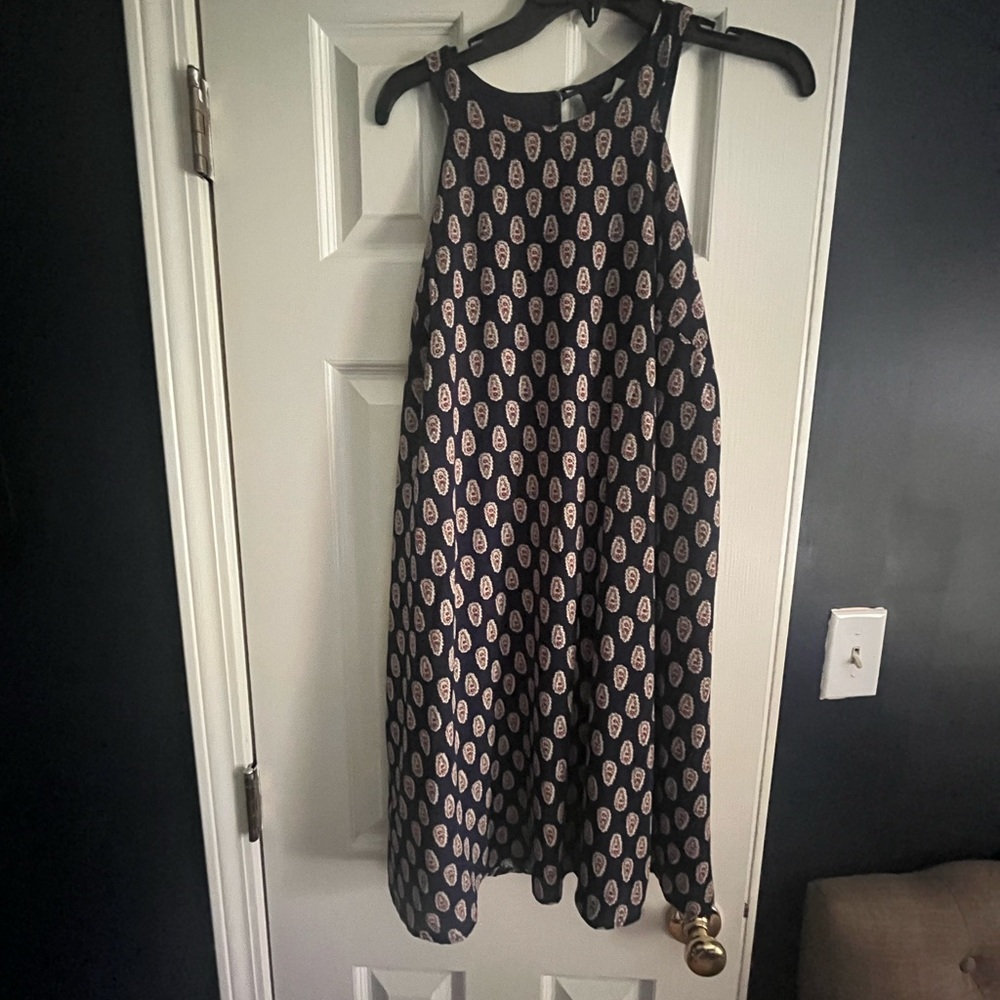 Ces Femme Navy Dress with Pink Accents